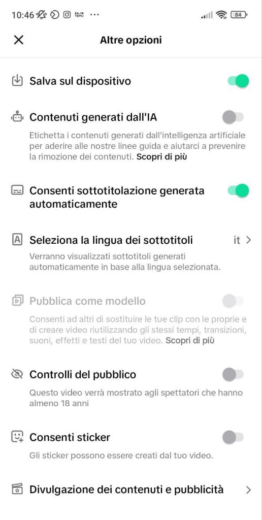 tiktok contenuti generati con IA